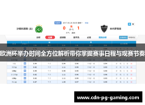 欧洲杯举办时间全方位解析带你掌握赛事日程与观赛节奏 欧洲杯举办时间全方位解析带你掌握赛事日程与观赛节奏